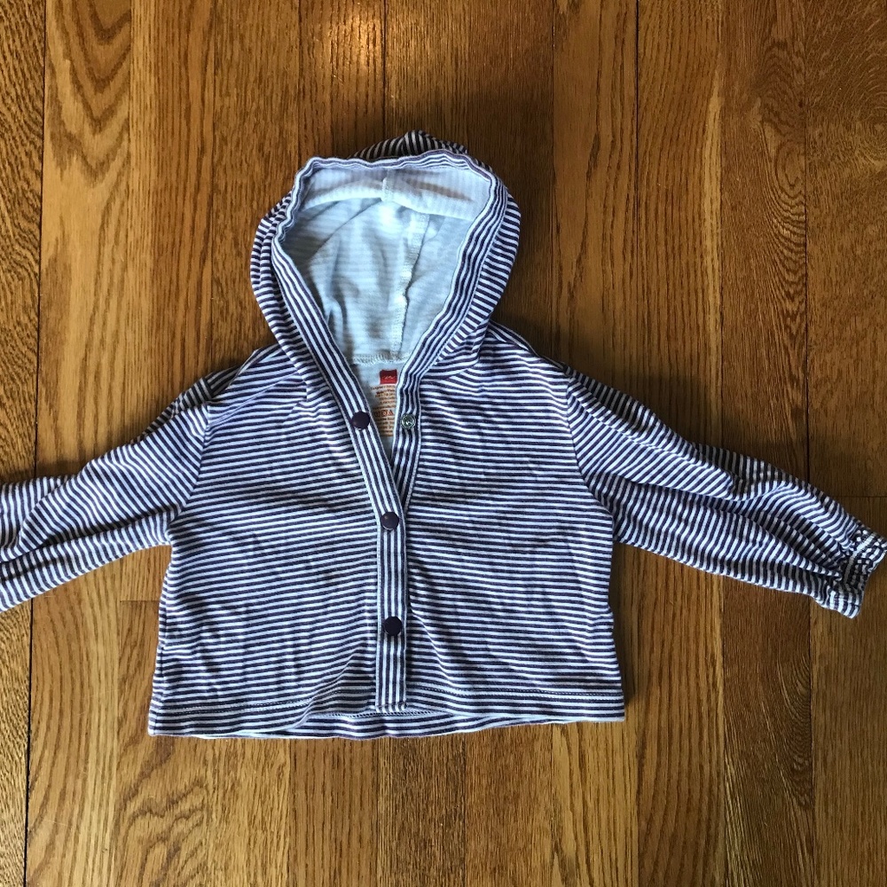Tea Collection girls hoodie, size 18-24m